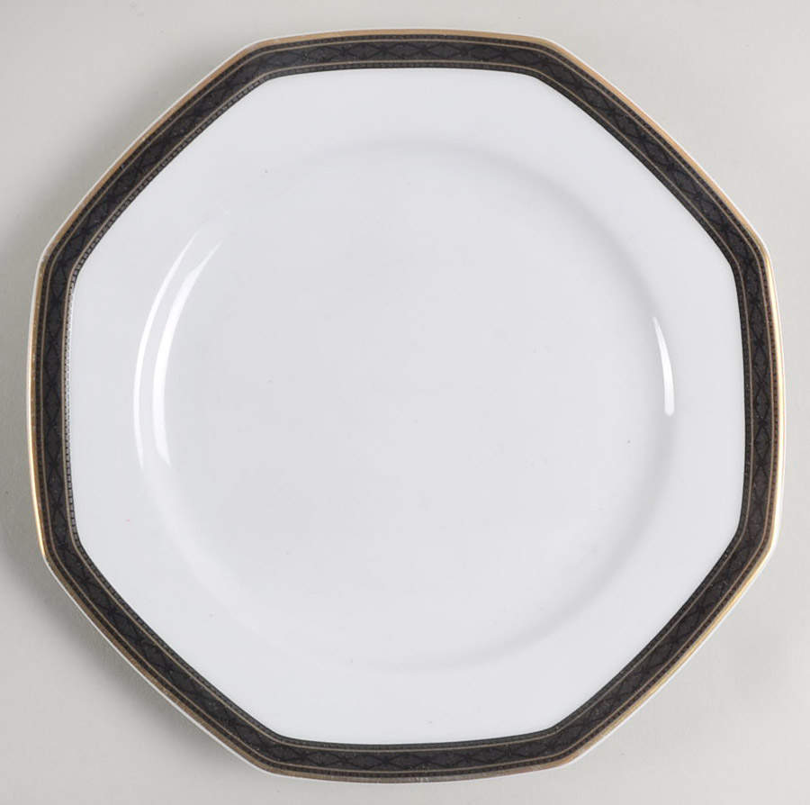Black Dress Bread & Butter Plate by Christopher Stuart-1
