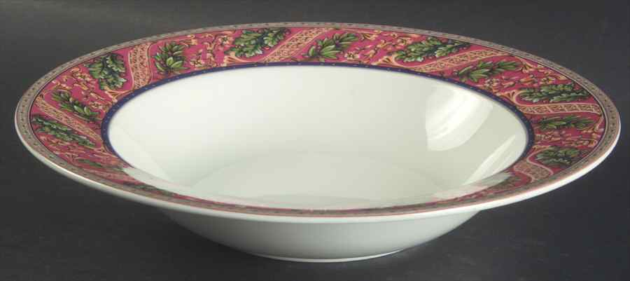 English Villa Large Rim Soup Bowl by Christopher Stuart-1