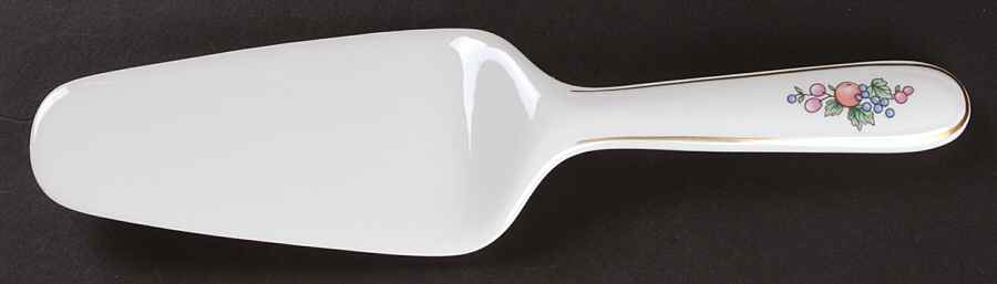 Fruit Basket Solid Ceramic Pie/Cake Server by Christopher Stuart-1