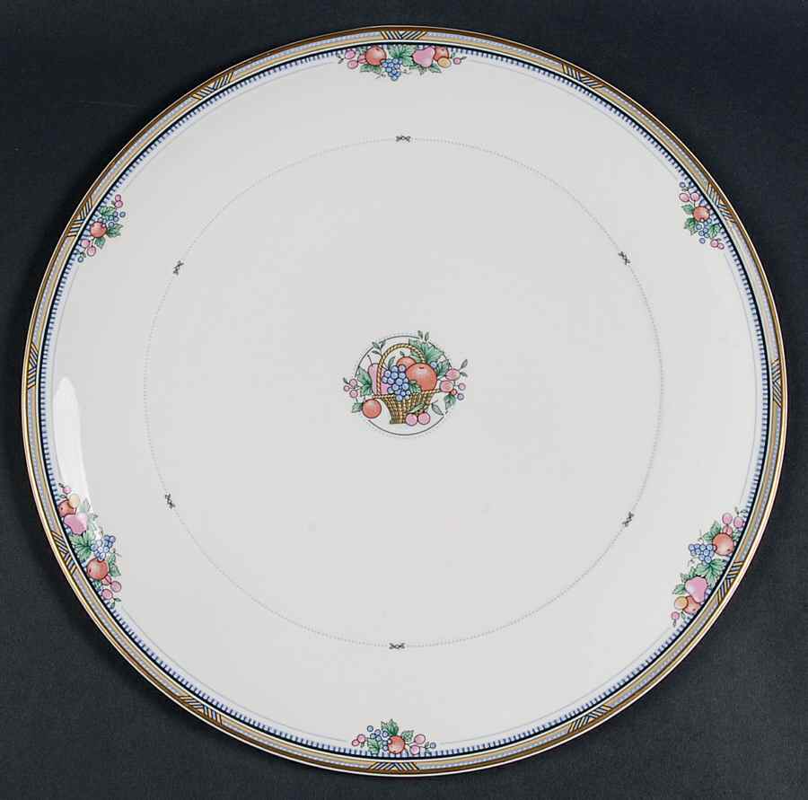 Fruit Basket Cake Plate by Christopher Stuart-1