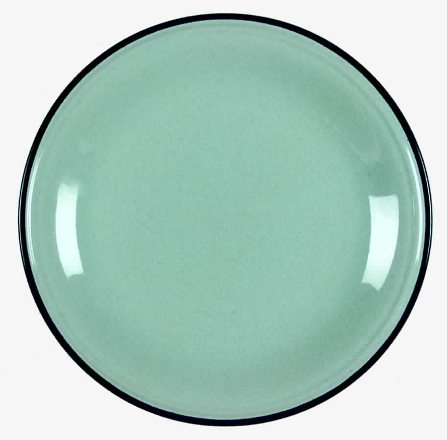 Nocturne Green Dinner Plate by Christopher Stuart-1