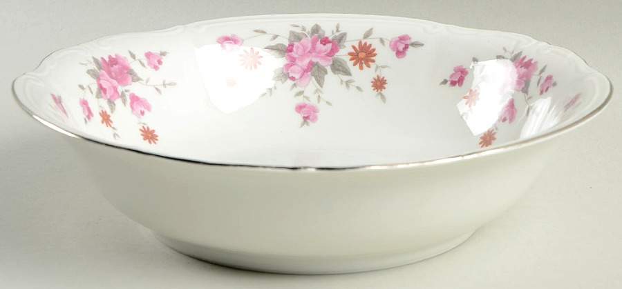 Bouquet 8" Round Vegetable Bowl by Chodziez-Poland-1