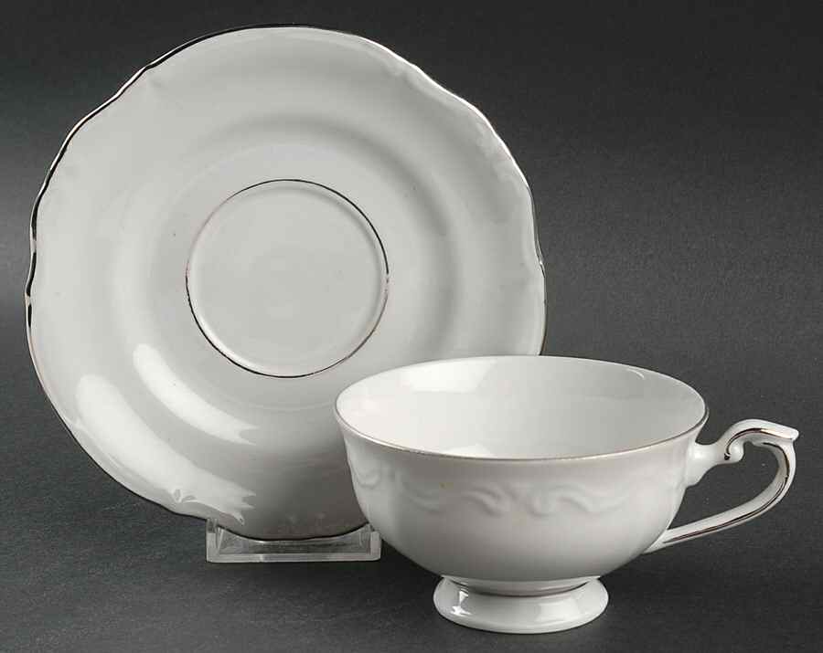 Contessa Footed Cup & Saucer Set by Chodziez-Poland-1