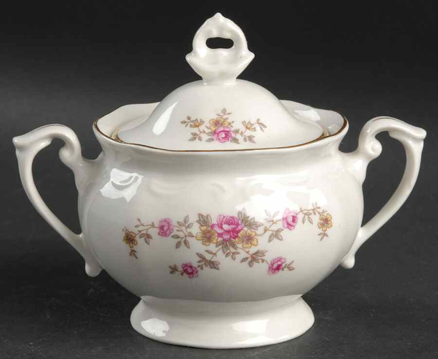 Linda Sugar Bowl & Lid by Chodziez-Poland-1