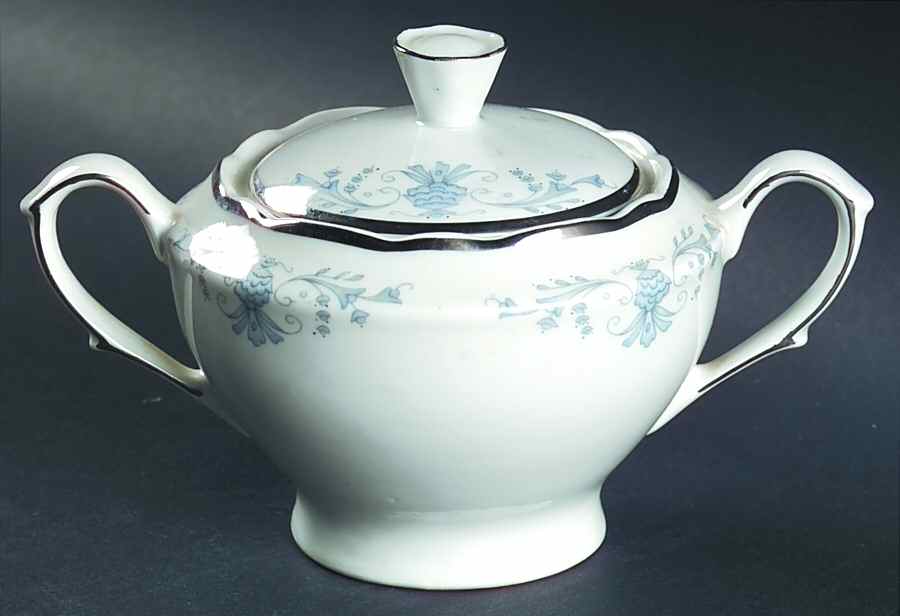 Regency Sugar Bowl & Lid by Cmielow (Poland)-1