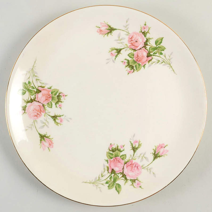 Moss Rose Luncheon Plate by Canonsburg-1