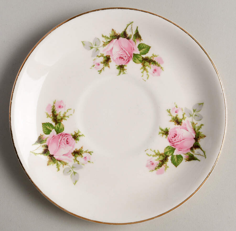 Moss Rose Saucer for Flat Cup by Canonsburg-1