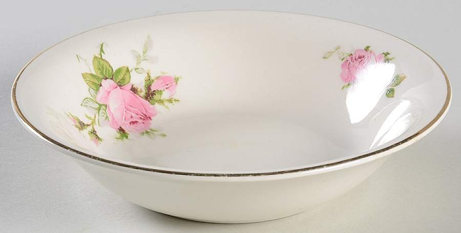 Moss Rose Coupe Cereal Bowl by Canonsburg-1