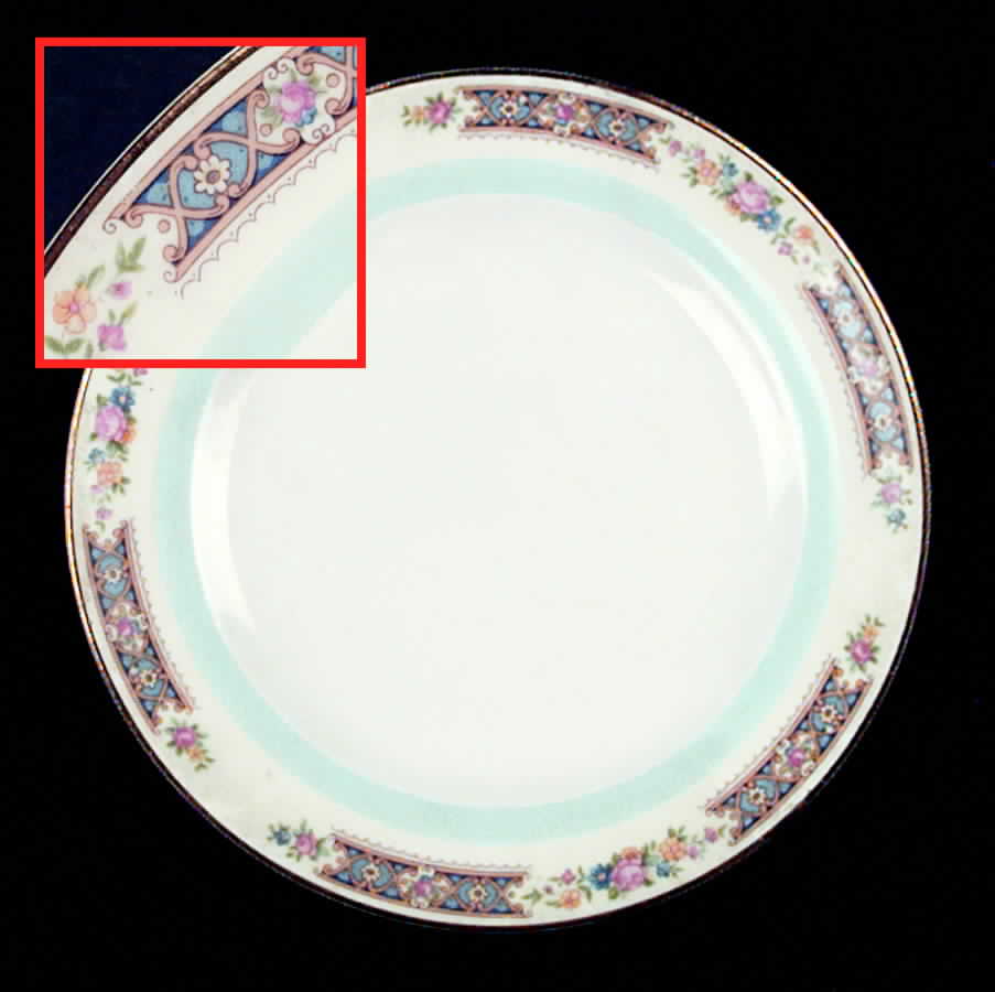 CRP5 Bread & Butter Plate by Crown Potteries-1