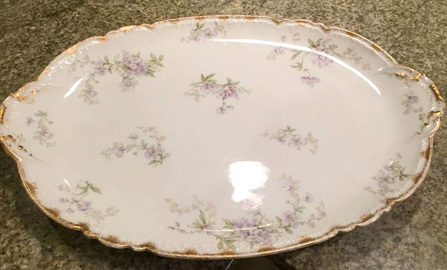 CHF319 16" Oval Serving Platter by Charles Field Haviland-1