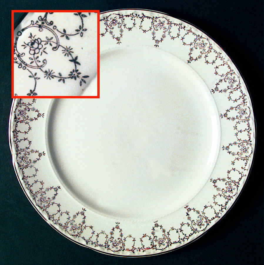 CRO107 Luncheon Plate by Crooksville-1