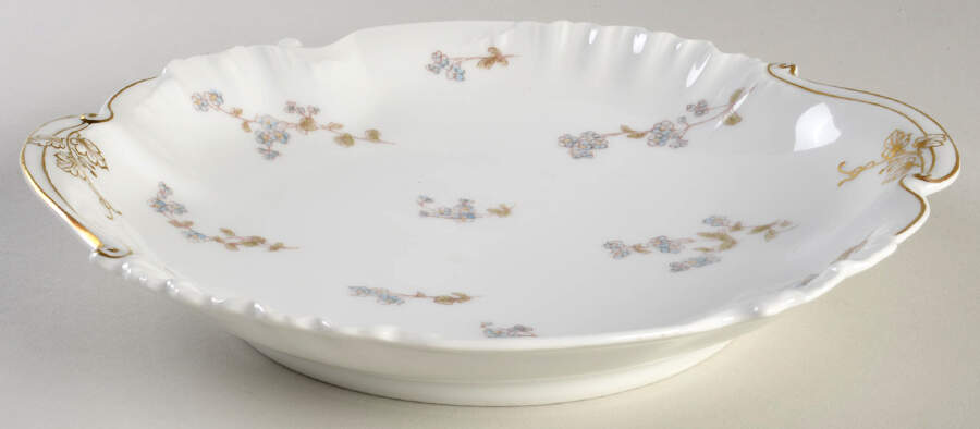 Schleiger 1300 9" Scalloped Bowl by Charles Field Haviland-1