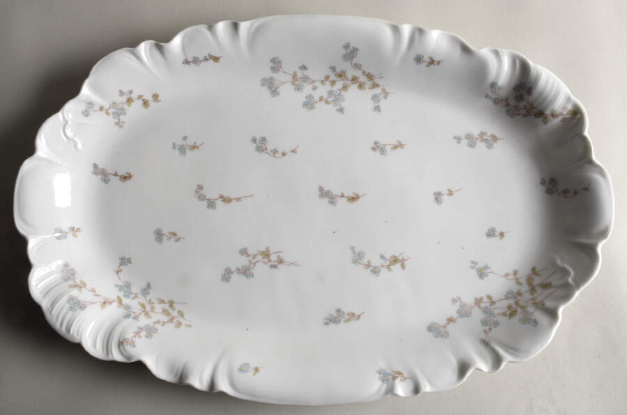 Schleiger 1300 17" Oval Serving Platter by Charles Field Haviland-1