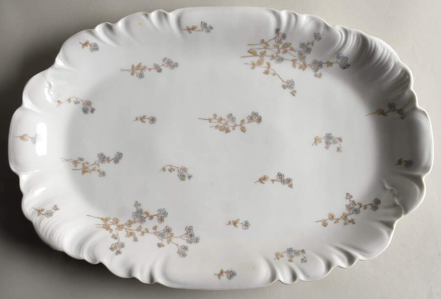 Schleiger 1300 15" Oval Serving Platter by Charles Field Haviland-1