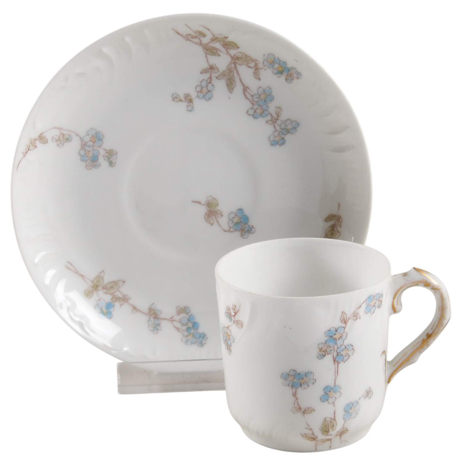 Schleiger 1300 Flat Demitasse Cup & Saucer Set by Charles Field Haviland-1
