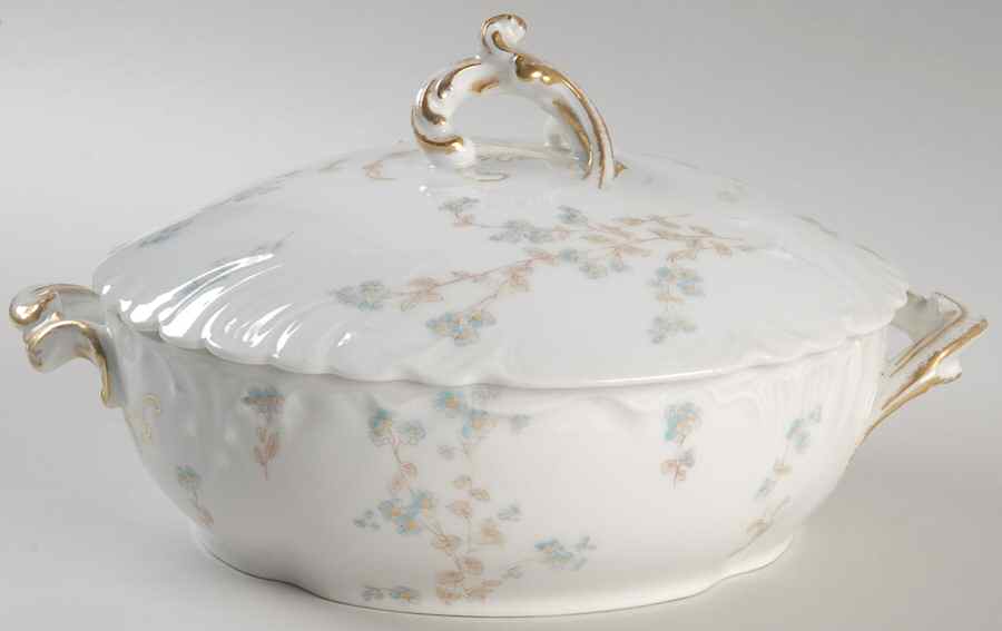 Schleiger 1300 Round Covered Vegetable by Charles Field Haviland-1