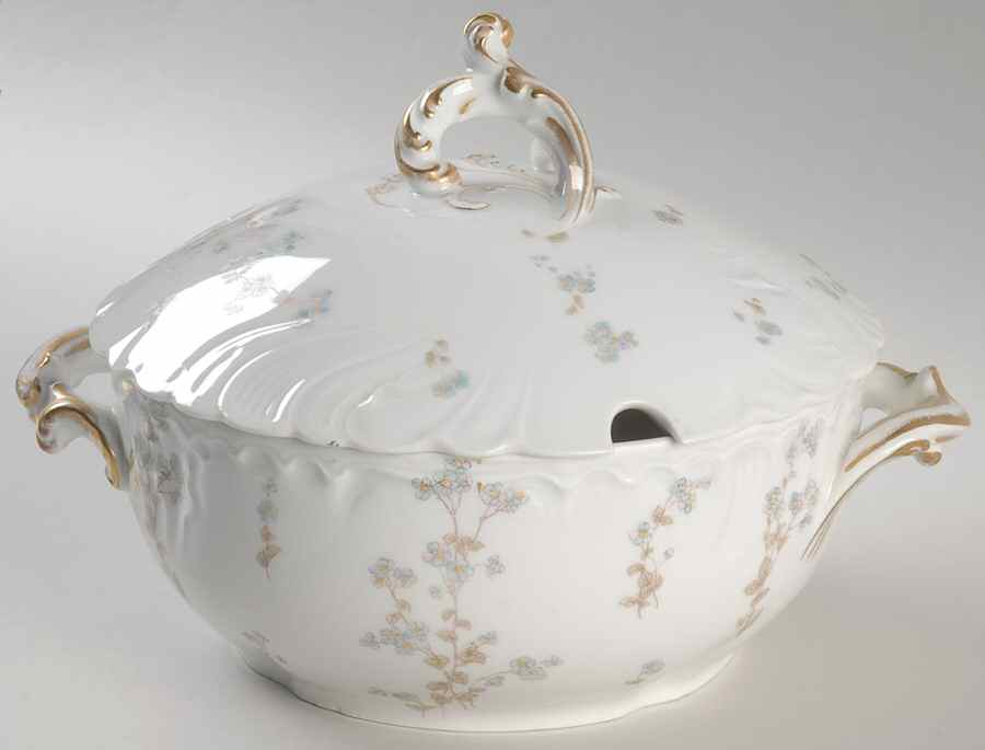 Schleiger 1300 Tureen &  Lid by Charles Field Haviland-1