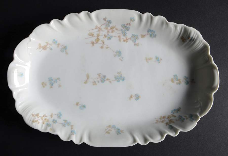 Schleiger 1300 11" Oval Serving Platter by Charles Field Haviland-1