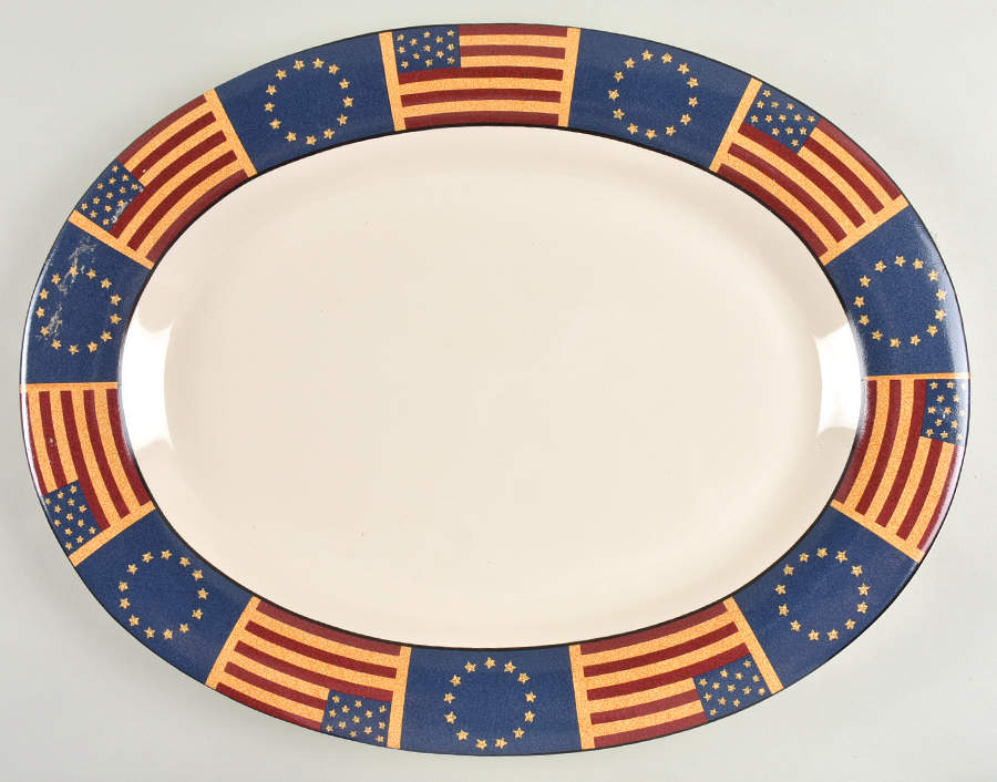 Liberty 18" Oval Serving Platter by Coventry (PTS)-1