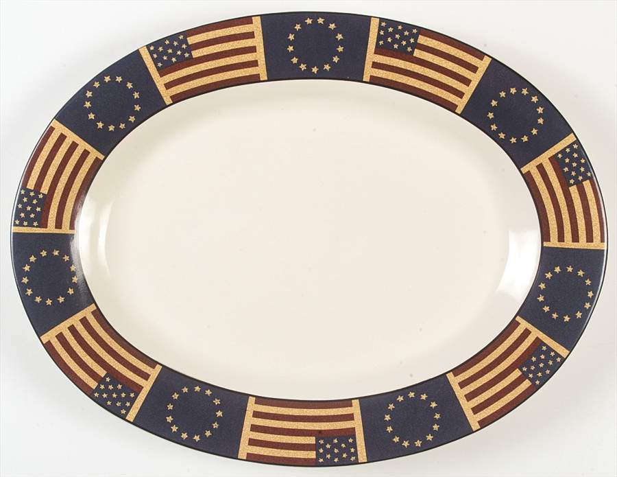 Liberty 19" Oval Serving Platter by Coventry (PTS)-1