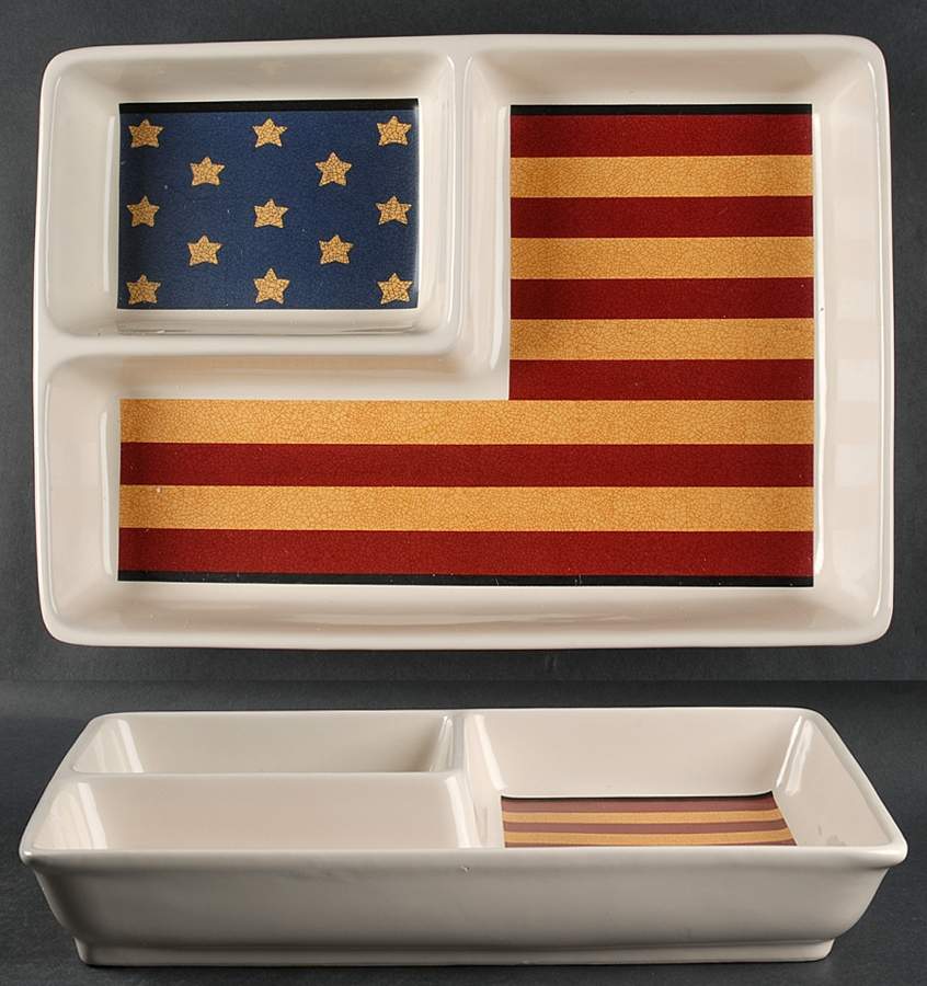 Liberty 1 Piece Rectangular Chip/Dip by Coventry (PTS)-1