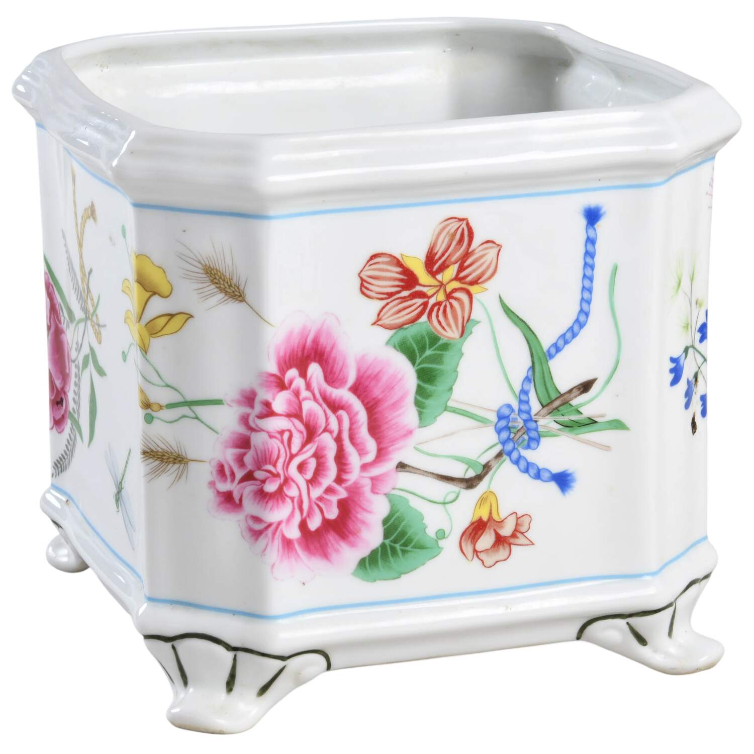 Flores Medium Cachepot by Lynn Chase-1