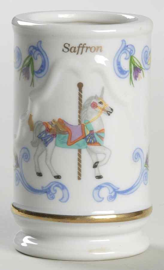 Carousel Saffron Spice Jar No Lid by Lenox-1