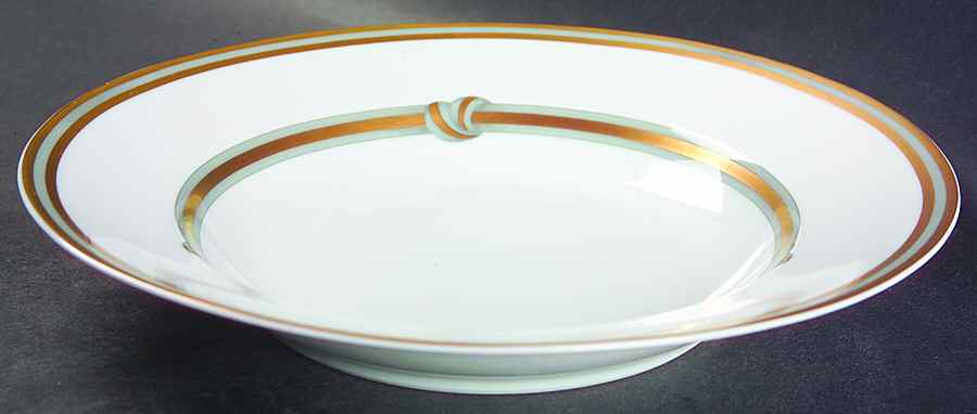 Ruban Or Large Rim Soup Bowl by Christofle-1