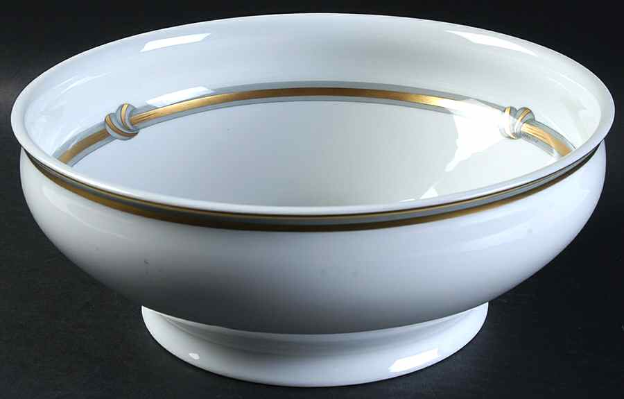 Ruban Or 9" Salad Serving Bowl by Christofle-1