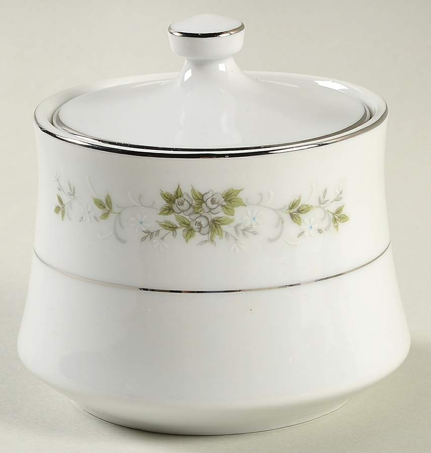 Ascot Sugar Bowl & Lid by Carlton (Japan)-1