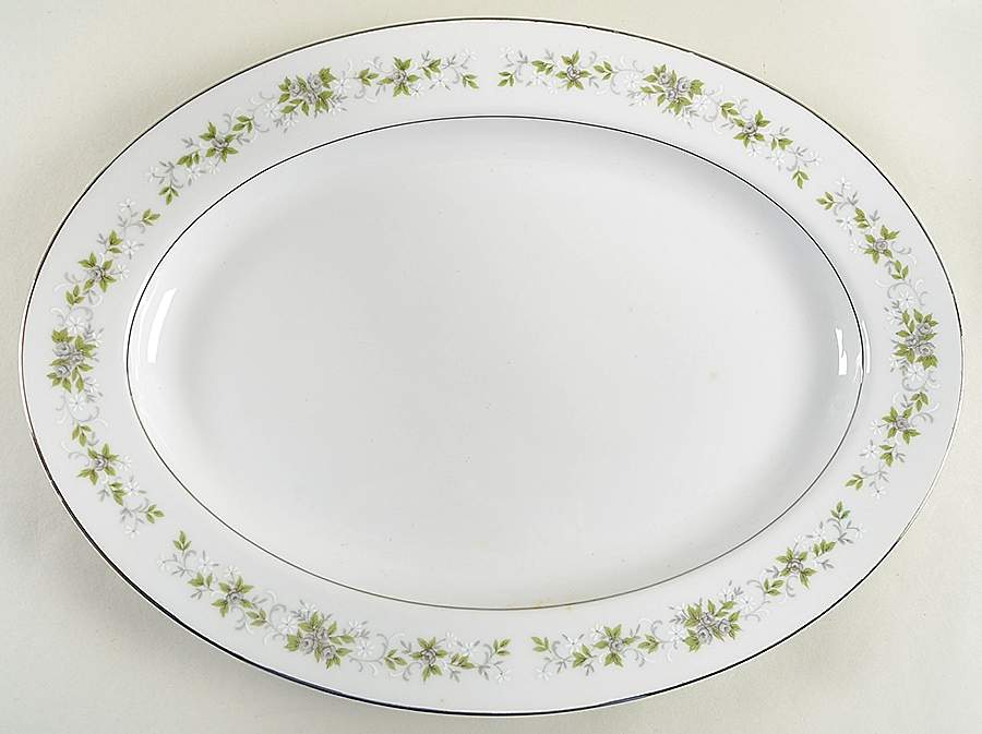 Ascot 14" Oval Serving Platter by Carlton (Japan)-1