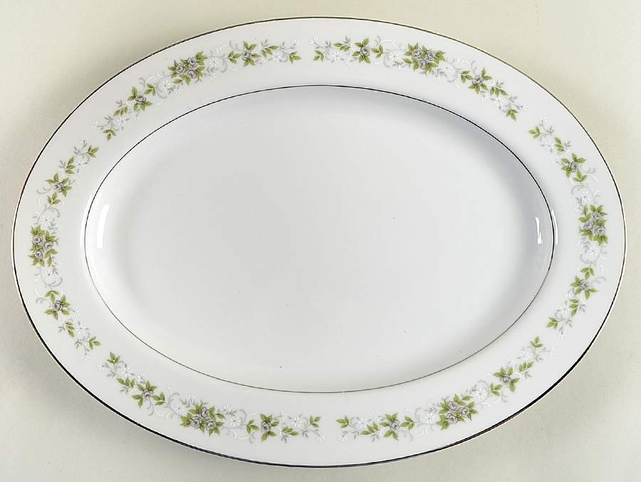 Ascot 12" Oval Serving Platter by Carlton (Japan)-1