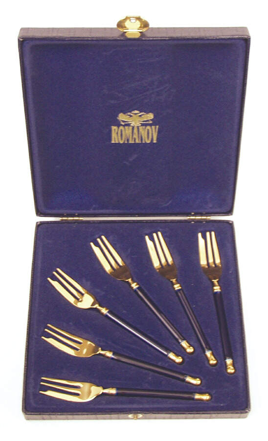 Romanov Pastry Fork - Set of 6 by Christineholm-1