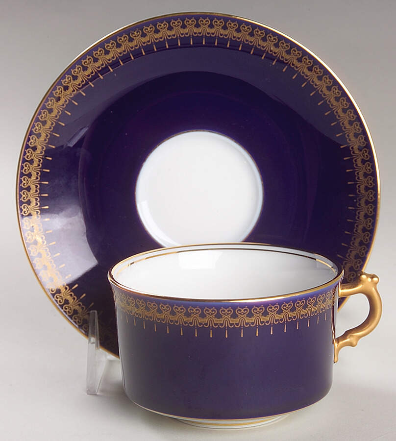 Romanov Flat Cup & Saucer Set by Christineholm-1