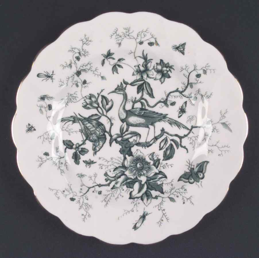 Cairo (Green on Pink) Dinner Plate by Coalport-1