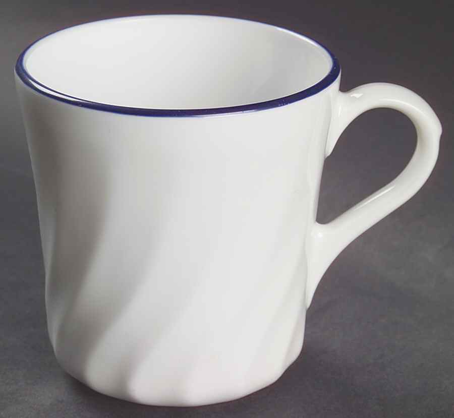 Enhancements (Cobalt Blue Trim, Corelle) Mug/Cup by Corning Corelle-1
