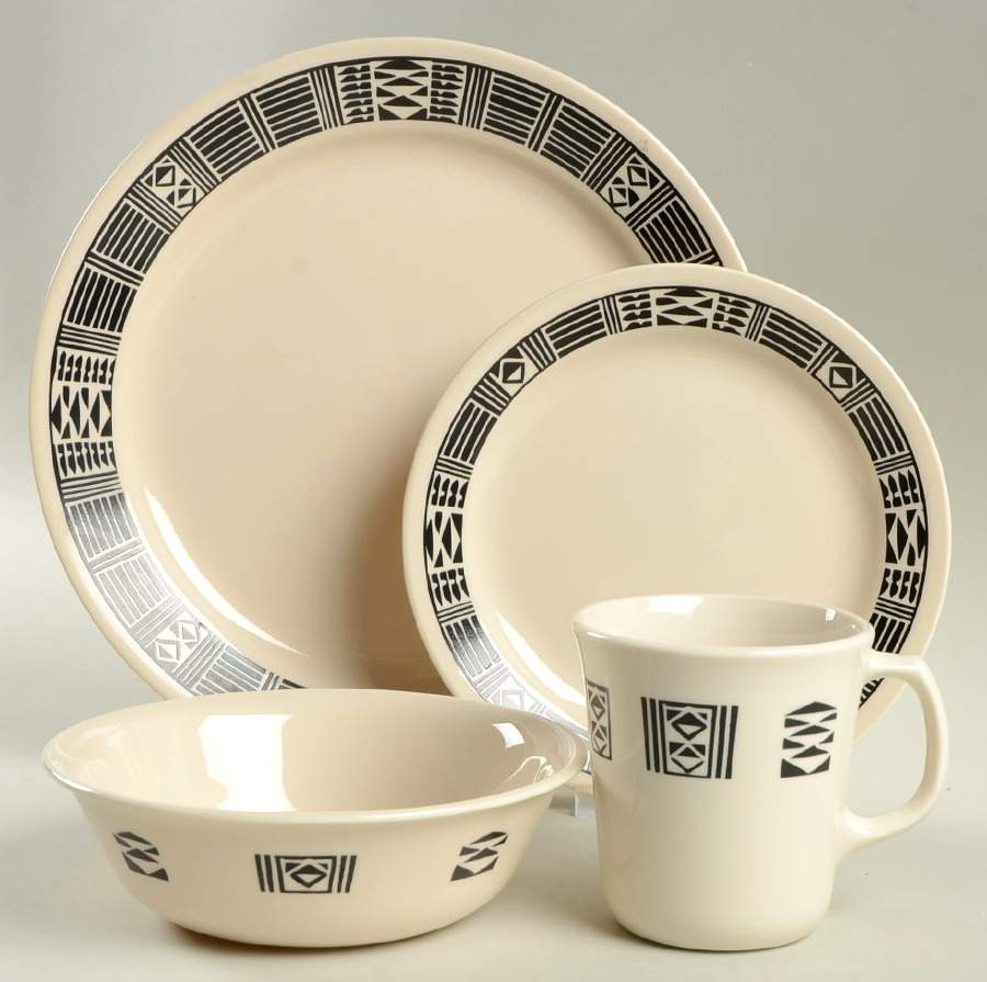 Tribal Spirit 4 Piece Place Setting by Corning Corelle-1