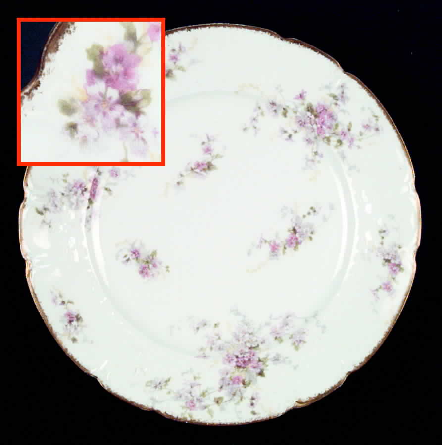 Schleiger 384f Dinner Plate by Charles Field Haviland-1