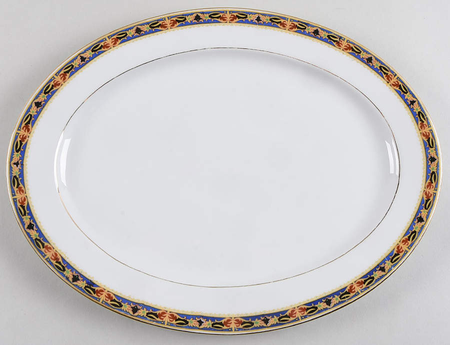 2317 12" Oval Serving Platter by Carl Tielsch-1