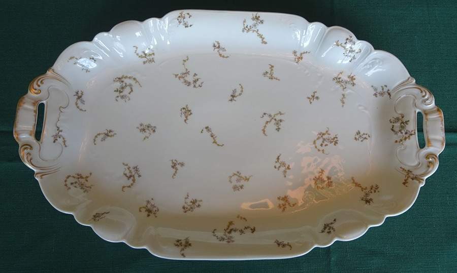 CHF339 15" Oval Serving Platter by Charles Field Haviland-1