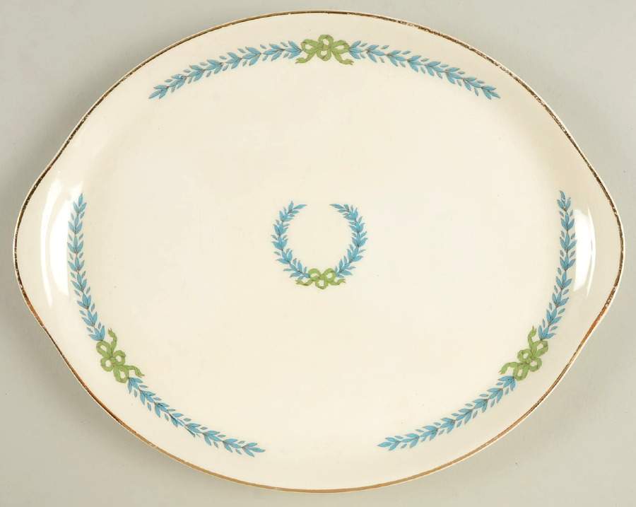 CRO112 11" Oval Serving Platter by Crooksville-1