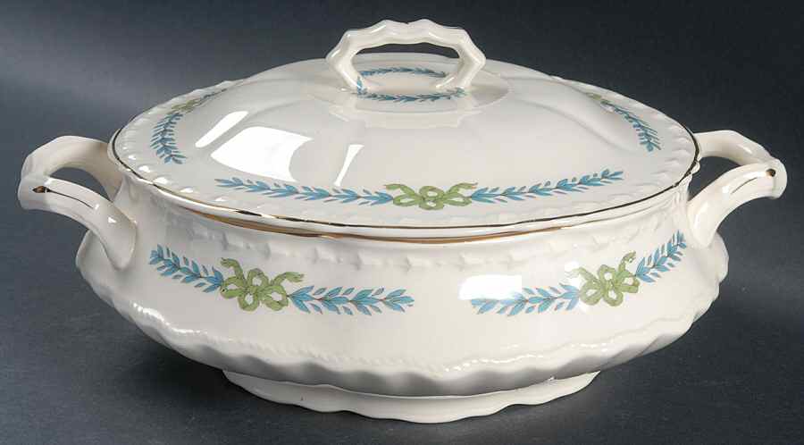 CRO112 Round Covered Vegetable by Crooksville-1