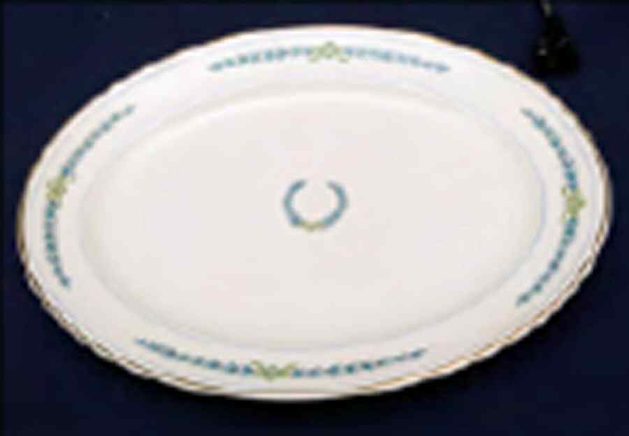 CRO112 13" Oval Serving Platter by Crooksville-1
