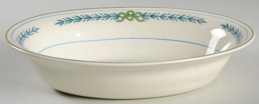 CRO112 9" Oval Vegetable Bowl by Crooksville-1