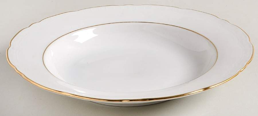 Empress Rim Soup Bowl by Czechia-Czechoslovakia-1