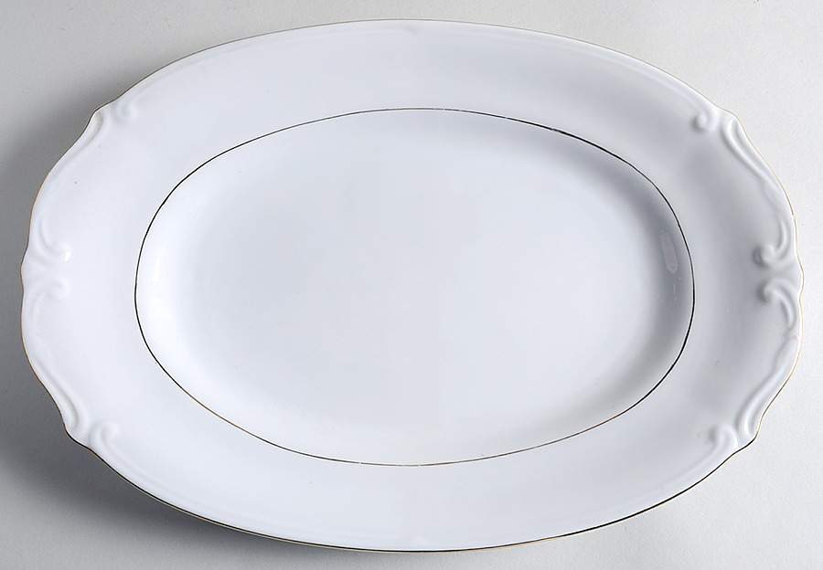 Empress 12" Oval Serving Platter by Chodziez-Poland-1