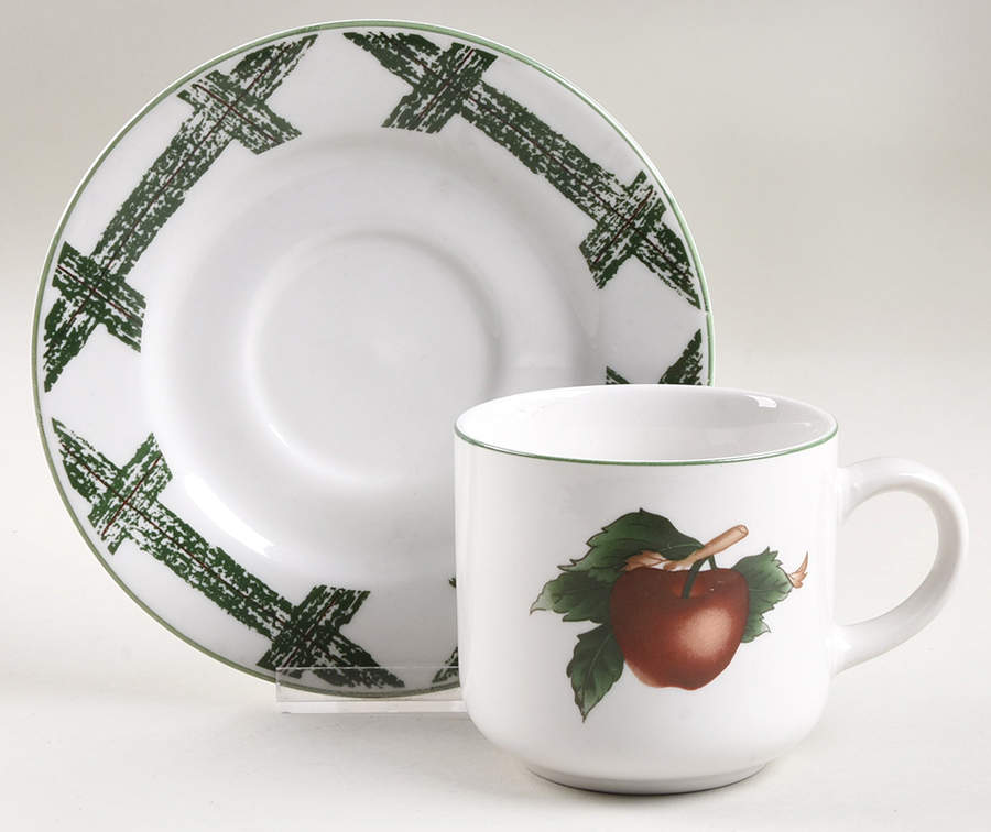 The Cades Cove Collection Flat Cup & Saucer Set by Citation-1