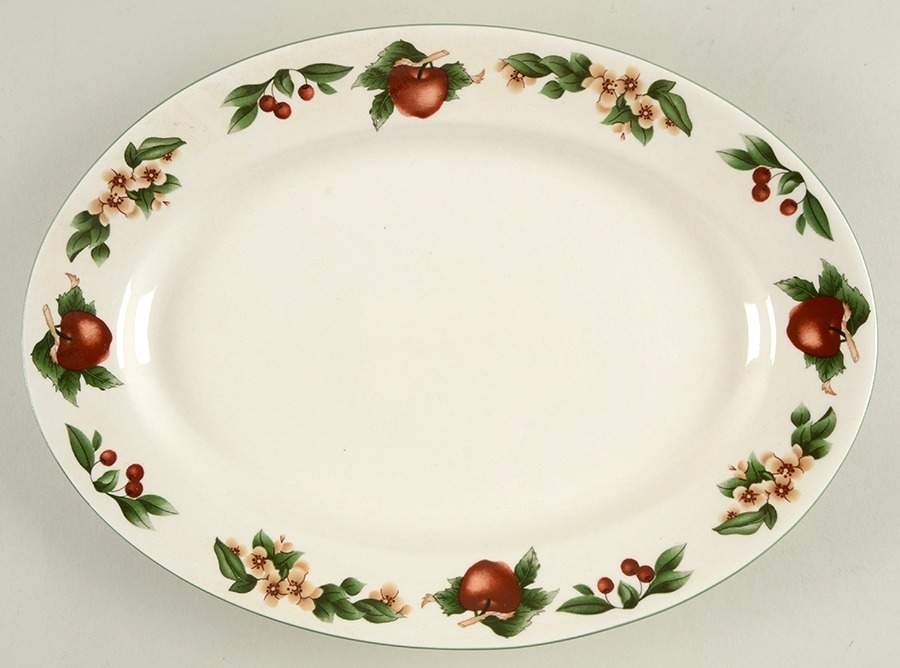 The Cades Cove Collection 12" Oval Serving Platter by Citation-1