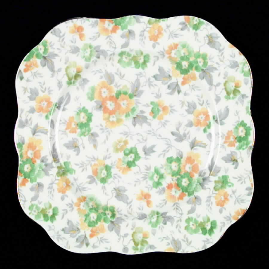 CLC31 Square Salad Plate by Colclough-1