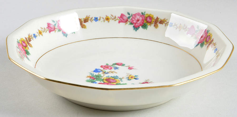 Ivory Rose Coupe Soup Bowl by Crown Imperial-1